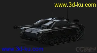 3D打印模型德国_StuGIII 自行突击炮的图片
