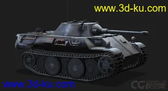 3D打印模型德国_VK1602 豹式坦克的图片