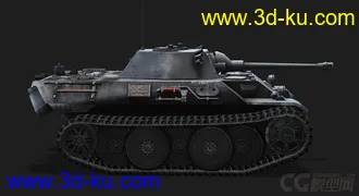 3D打印模型德国_VK1602 豹式坦克的图片
