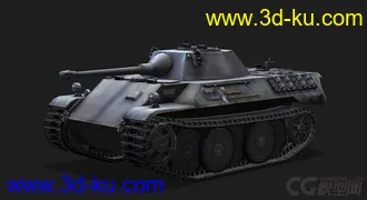 3D打印模型德国_VK1602 豹式坦克的图片