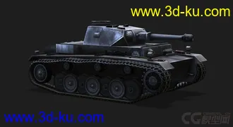 3D打印模型德国_VK3001H 中型坦克的图片
