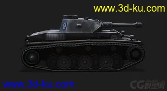 3D打印模型德国_VK3001H 中型坦克的图片