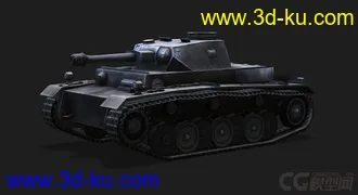 3D打印模型德国_VK3001H 中型坦克的图片