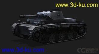 3D打印模型德国_VK3001H 中型坦克的图片