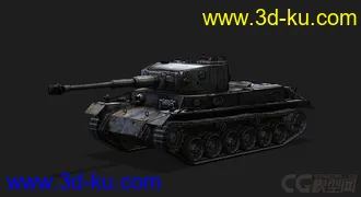 3D打印模型德国_VK3001P 中型坦克的图片