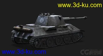 3D打印模型德国_VK3002DB汉斯版T-34 重型坦克的图片