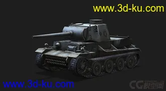 3D打印模型德国_VK3601H 中型坦克的图片