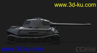 3D打印模型德国_VK4502A 重型坦克的图片