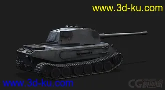 3D打印模型德国_VK4502A 重型坦克的图片