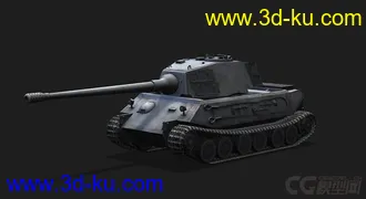 3D打印模型德国_VK4502A 重型坦克的图片