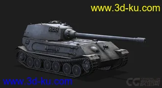 3D打印模型德国_VK4502P 重型坦克的图片