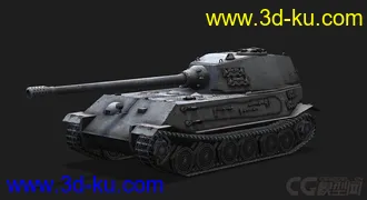 3D打印模型德国_VK4502P 重型坦克的图片