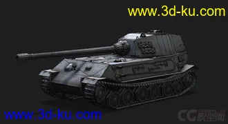 3D打印模型德国_VK4502P 重型坦克的图片