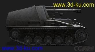 3D打印模型德国_Wespe 自行火炮的图片