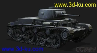 3D打印模型德国_斯柯达T-15型轻型坦克的图片