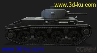 3D打印模型德国_斯柯达T-15型轻型坦克的图片