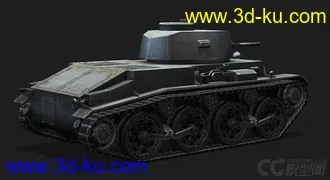 3D打印模型德国_斯柯达T-15型轻型坦克的图片