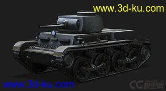 3D打印模型德国_斯柯达T-15型轻型坦克的图片