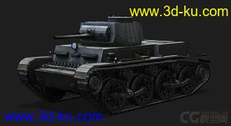3D打印模型德国_斯柯达T-15型轻型坦克的图片