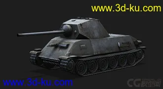 3D打印模型德国_斯柯达T-25 中型坦克的图片