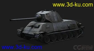 3D打印模型德国_斯柯达T-25 中型坦克的图片