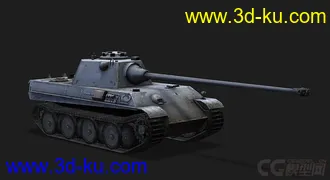 3D打印模型德国PzV 黑豹坦克的图片