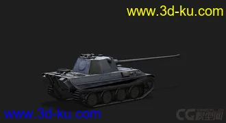 3D打印模型德国PzV 黑豹坦克的图片