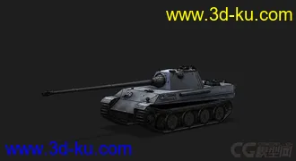 3D打印模型德国PzV 黑豹坦克的图片