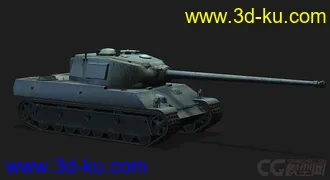 3D打印模型法国_AMX M4 1945重型坦克的图片
