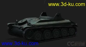 3D打印模型法国_AMX_12t 高速轻型坦克的图片