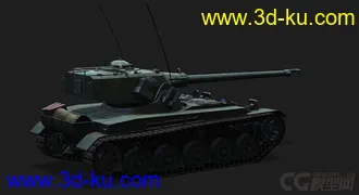 3D打印模型法国_AMX_13_75侦查坦克的图片