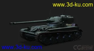 3D打印模型法国_AMX_13_75侦查坦克的图片