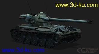 3D打印模型法国_AMX_13_90坦克的图片
