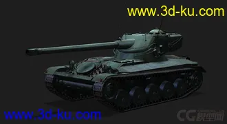 3D打印模型法国_AMX_13_90坦克的图片