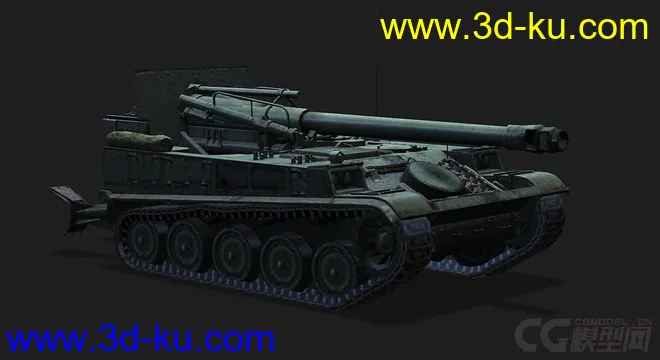 法国_AMX_13F3AM 自行火炮模型的图片1