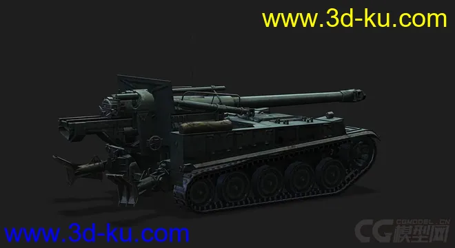 法国_AMX_13F3AM 自行火炮模型的图片3