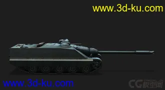 3D打印模型法国_AMX_50Fosh_155 重型坦克的图片