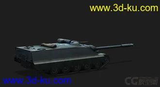 3D打印模型法国_AMX_50Fosh_155 重型坦克的图片