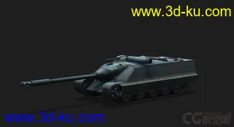 3D打印模型法国_AMX_50Fosh_155 重型坦克的图片