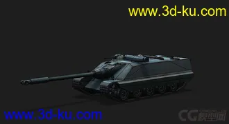 3D打印模型法国_AMX_50Fosh_155 重型坦克的图片
