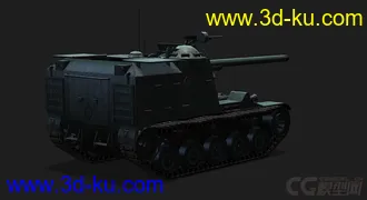 3D打印模型法国_AMX_105AM 自行火炮的图片