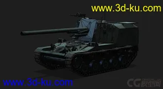 3D打印模型法国_AMX_105AM 自行火炮的图片