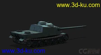 3D打印模型法国_AMX_AC_Mle1946坦克的图片