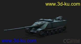 3D打印模型法国_AMX_AC_Mle1948自行反坦克炮的图片