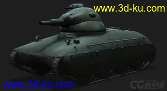 3D打印模型法国_AMX40主战坦克的图片