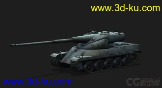 3D打印模型法国_AMX50 120重型坦克的图片