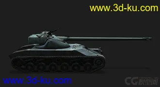 3D打印模型法国_Bat_Chatillon25t查狄伦25T的图片