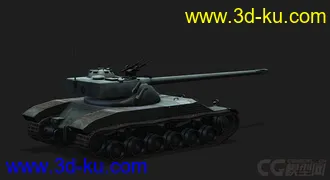 3D打印模型法国_Bat_Chatillon25t查狄伦25T的图片