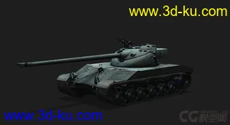 3D打印模型法国_Bat_Chatillon25t查狄伦25T的图片