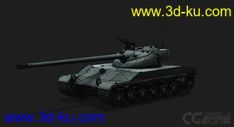 3D打印模型法国_Bat_Chatillon25t查狄伦25T的图片